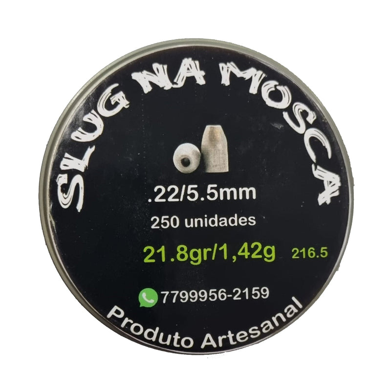 Chumbinho Slug Na Mosca 5,5mm # Várias Medidas # lata com 250 Unidades