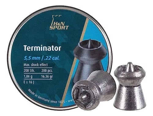 Chumbinho Profissional H&n Terminator 5.5mm .22cal