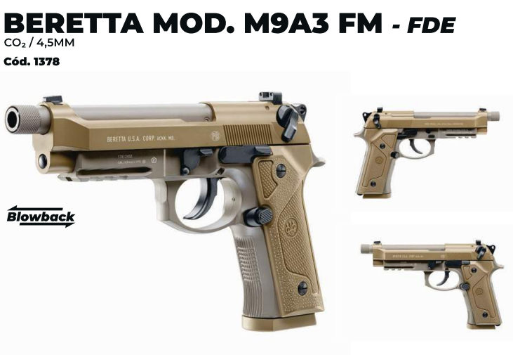 Beretta Mod. M9A3 FM - FDE