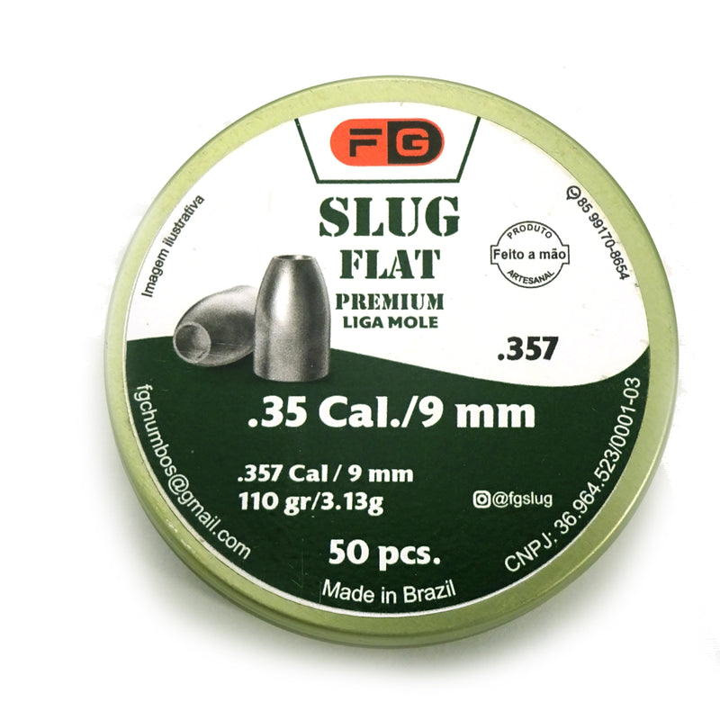 Chumbinho FG Slug Flat/Flat Premium LM/Cup 9mm # Vários Pesos & Medidas # FREIRE GUERRA