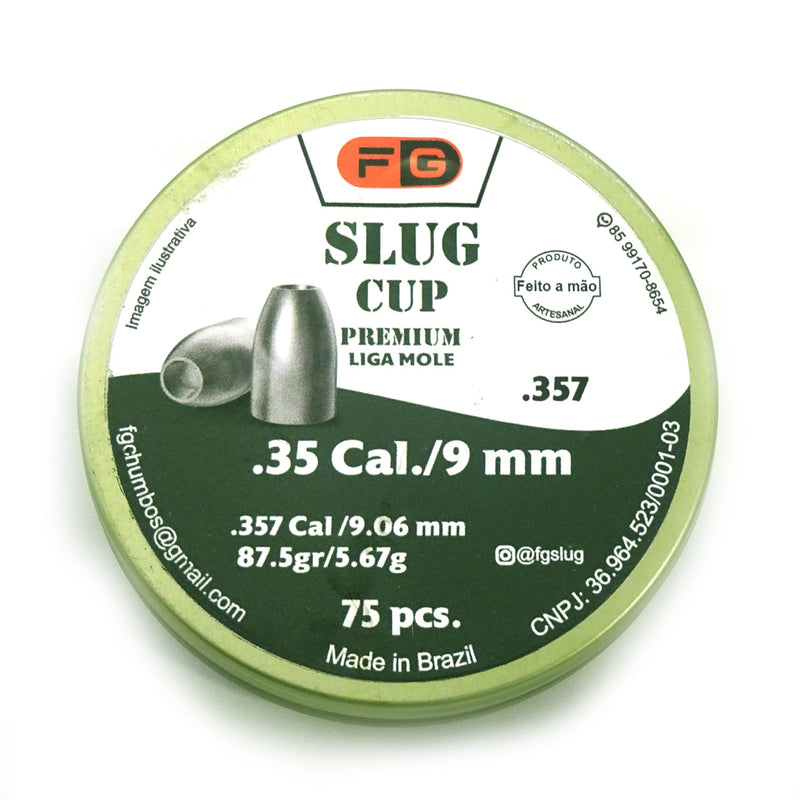 Chumbinho FG Slug Flat/Flat Premium LM/Cup 9mm # Vários Pesos & Medidas # FREIRE GUERRA