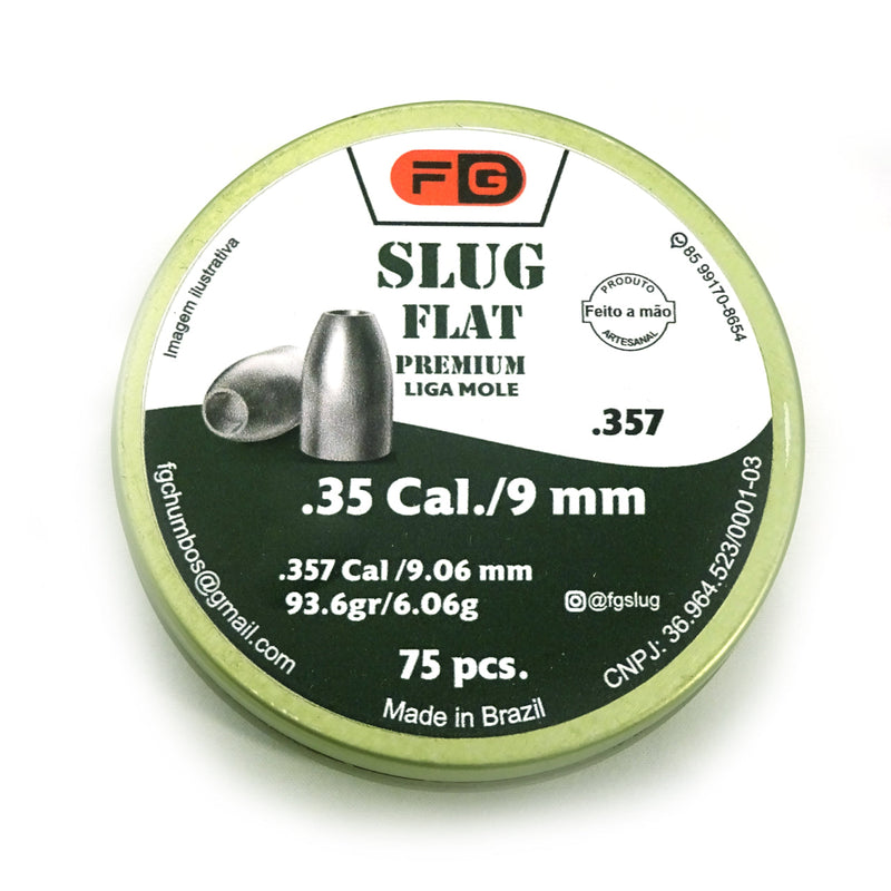 Chumbinho FG Slug Flat/Flat Premium LM/Cup 9mm # Vários Pesos & Medidas # FREIRE GUERRA