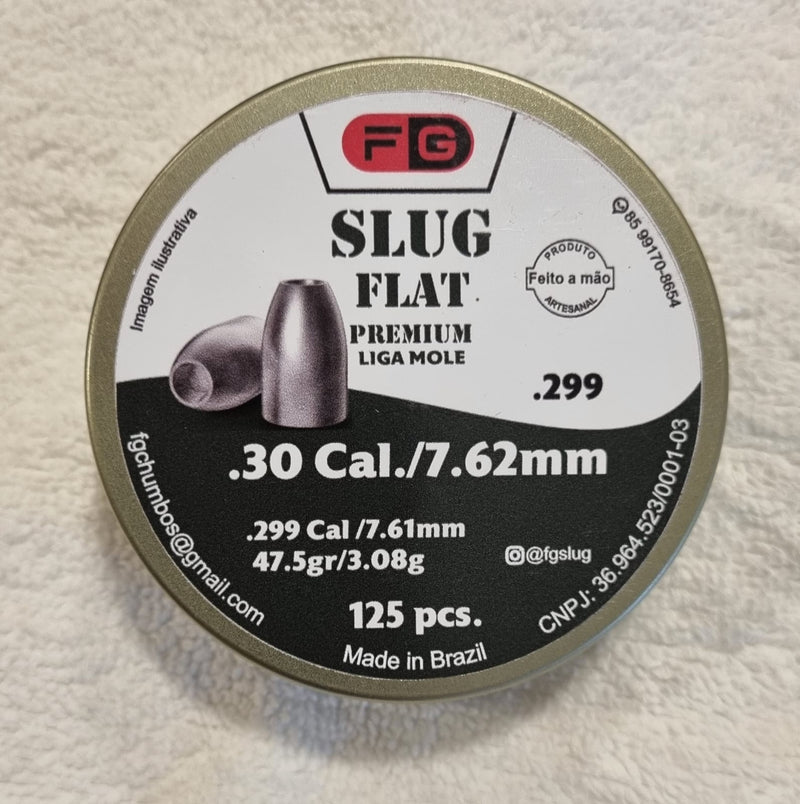 Chumbinho FG Slug Flat/Flat Premium LM/Cup 7,62mm # Vários Pesos & Medidas # FREIRE GUERRA