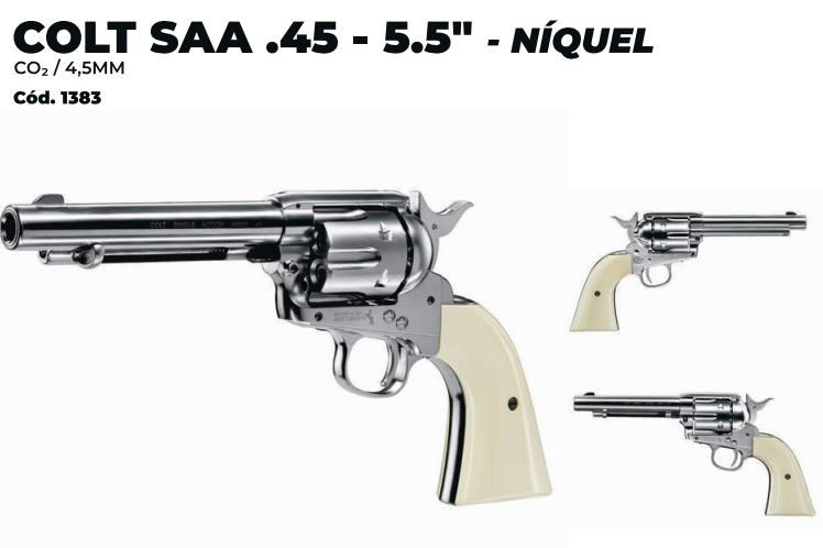 Colt Saa .45 - 5.5 - NIQUEL