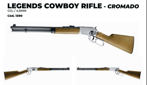 Legends COWBOYU RIFLE - CROMADO