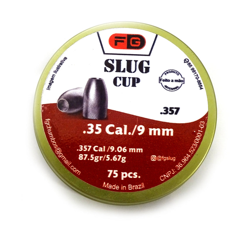 Chumbinho FG Slug Flat/Flat Premium LM/Cup 9mm # Vários Pesos & Medidas # FREIRE GUERRA