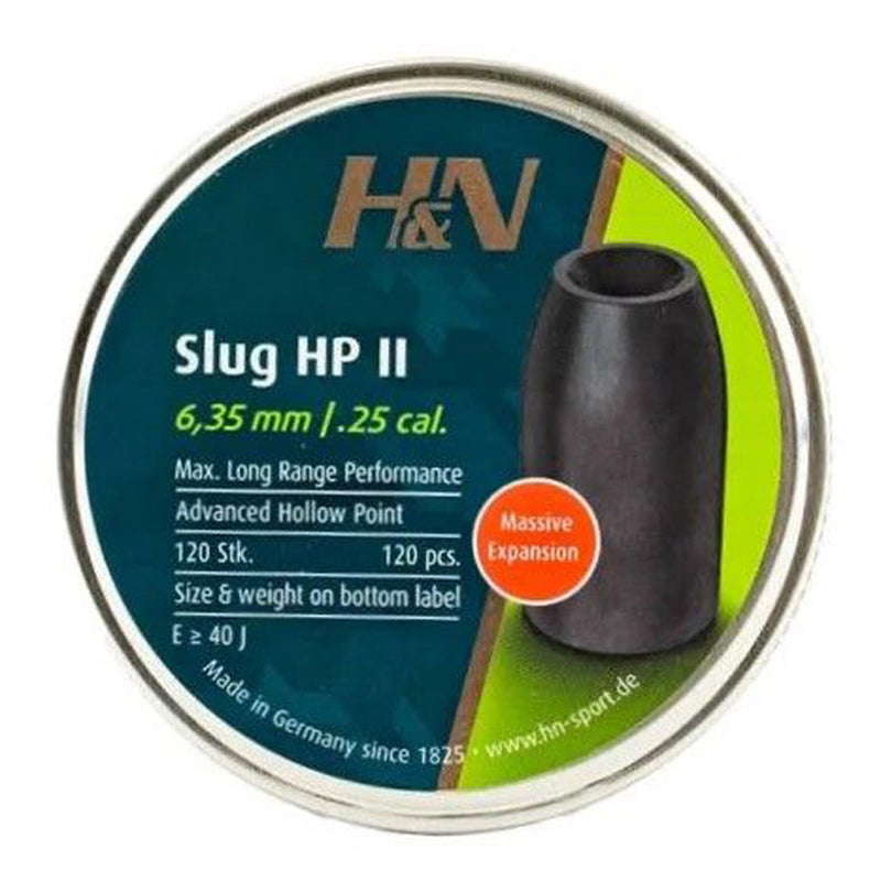 Chumbinho Profissional H&N Slug HP II 250 28gr 6.35mm